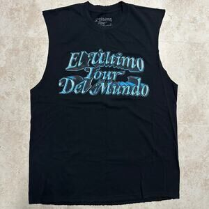Bad Bunny El Último Tour Del Mundo Distressed Cutoff Tank Top T-Shirt